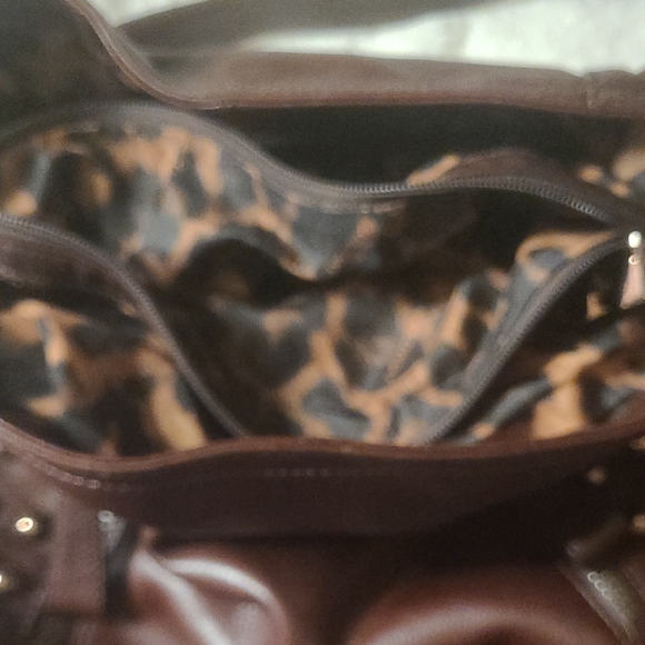 b. makowsky Dark Brown Studded Hobo Bag - Picture 11 of 16